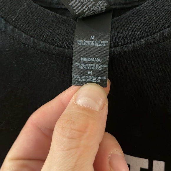 M & O Gold “National Sarcasm” T Shirt size medium in black - Picture 4 of 4